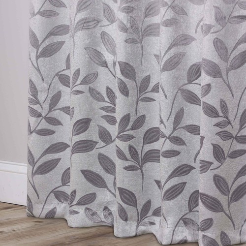 Leaves Washable Room Darkening 52" Back Tabs Blackout Curtains, Set of 2 - Picture 81 of 156