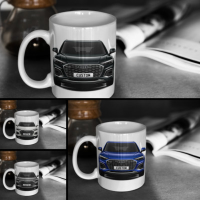 Personalisierte Audi Q5 Sportback S Line Tasse Geschenk - Farbwahl - schneller Versand