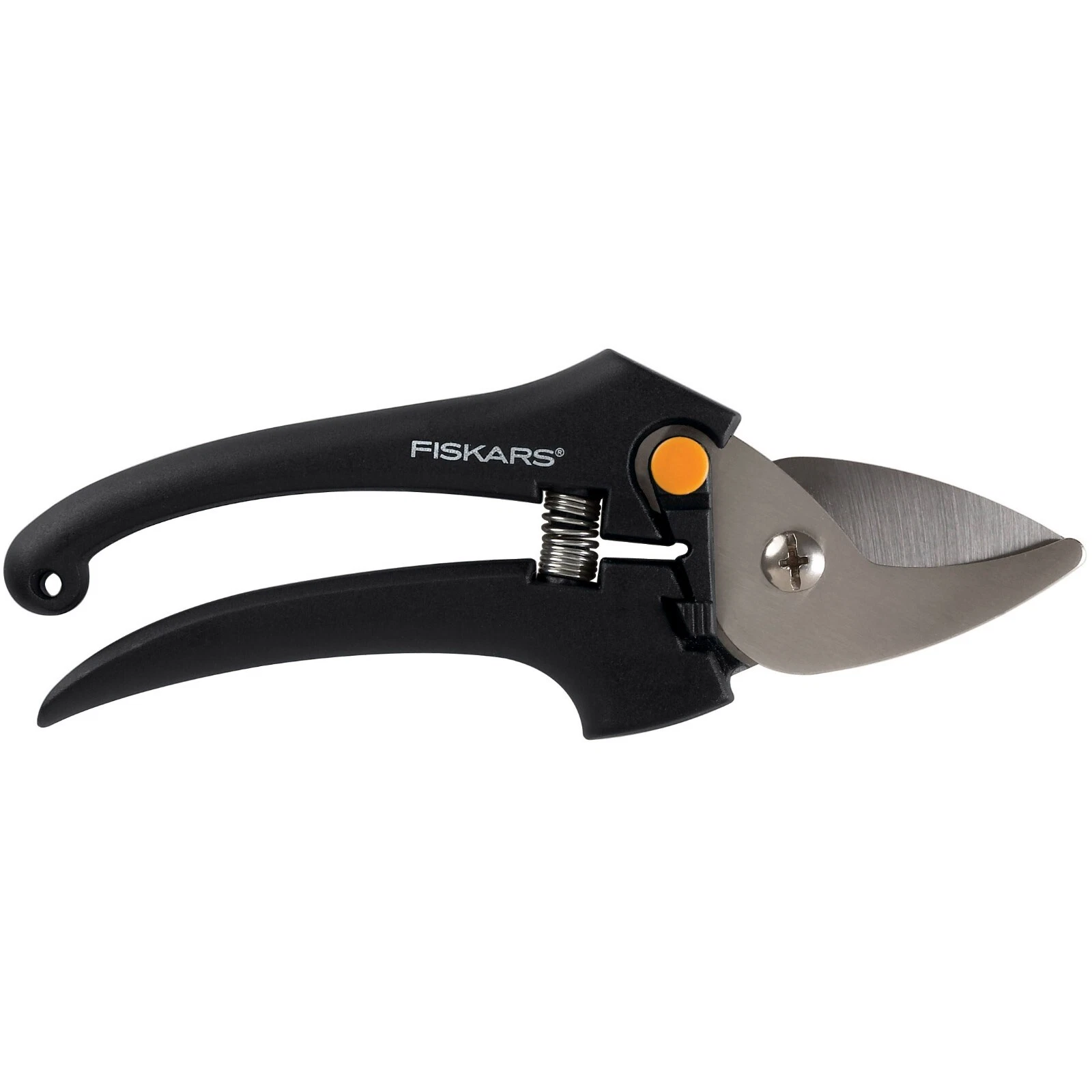 Fiskars Stainless Steel Bypass Fashion Pruner, Black [379200-1005 FSKSHR] - Thumbnail 3