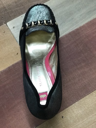NEW ELAINE TURNER WOMENS LEATHER HEEL SHOES METALLIC MULTI COLOR SIZE US 8 M - Picture 5 of 6