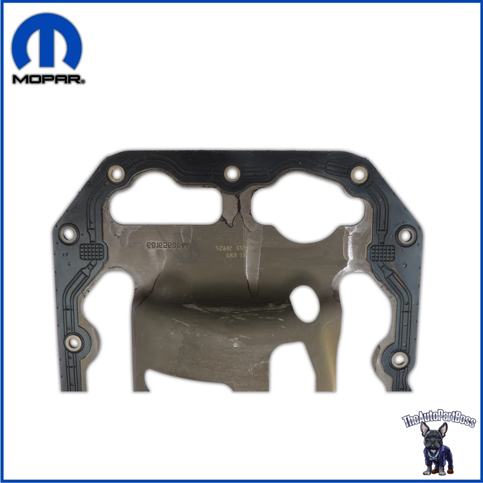 Junta del cárter de aceite del motor OEM Mopar 68165605AA Foto 3 de 4