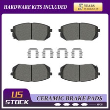 Front Ceramic Brake Pads For 2015-2024 Hyundai Kona Electric Sonata Kia Optima
