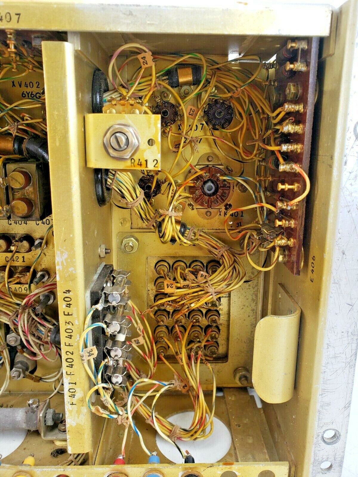 Vintage Signal Corps PP968 TMQ5 Power Supply Radiosonde Recorder Tube