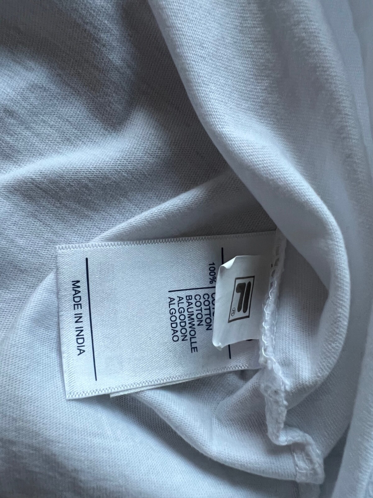 T shirt Gosha Rubchinskiy x FILA con logo bianca taglia L