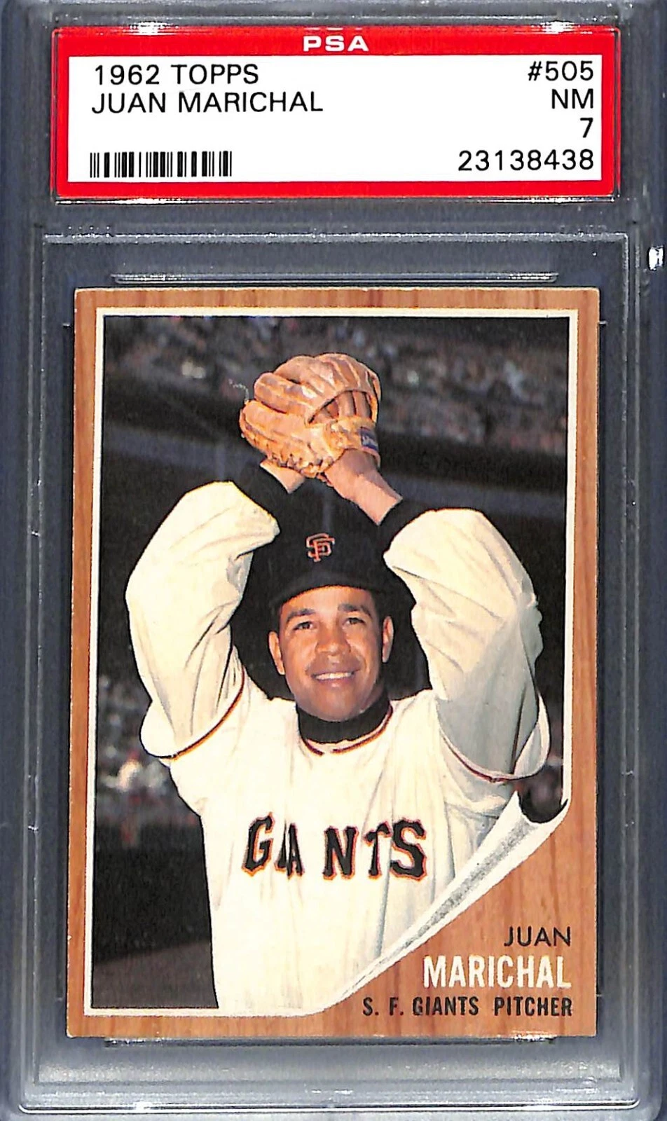 Deal for 1962 Topps - Juan Marichal #505 PSA 7