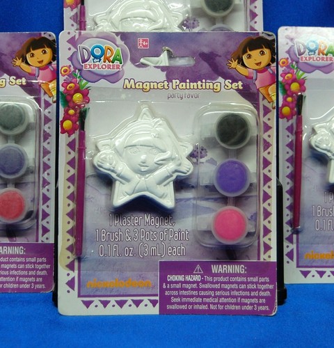 4 juegos de pintura Dora Magnet 4 juegos de pintura con imán Dora Favors - Imagen 2 de 2