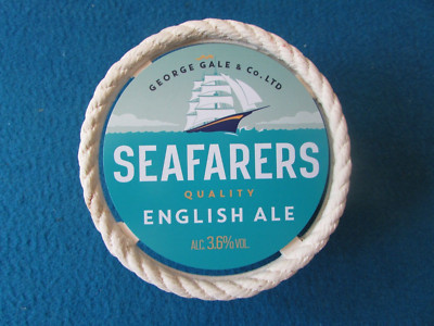 SEAFARERS ENGLISH ALE KUNSTSTOFF BIERPUMPE SCHILD