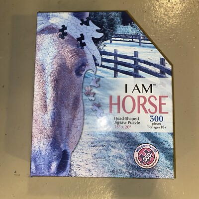 Madd Capp Puzzles - I AM Horse - 300 Pieces - Animal Shaped Jigsaw Puzzle