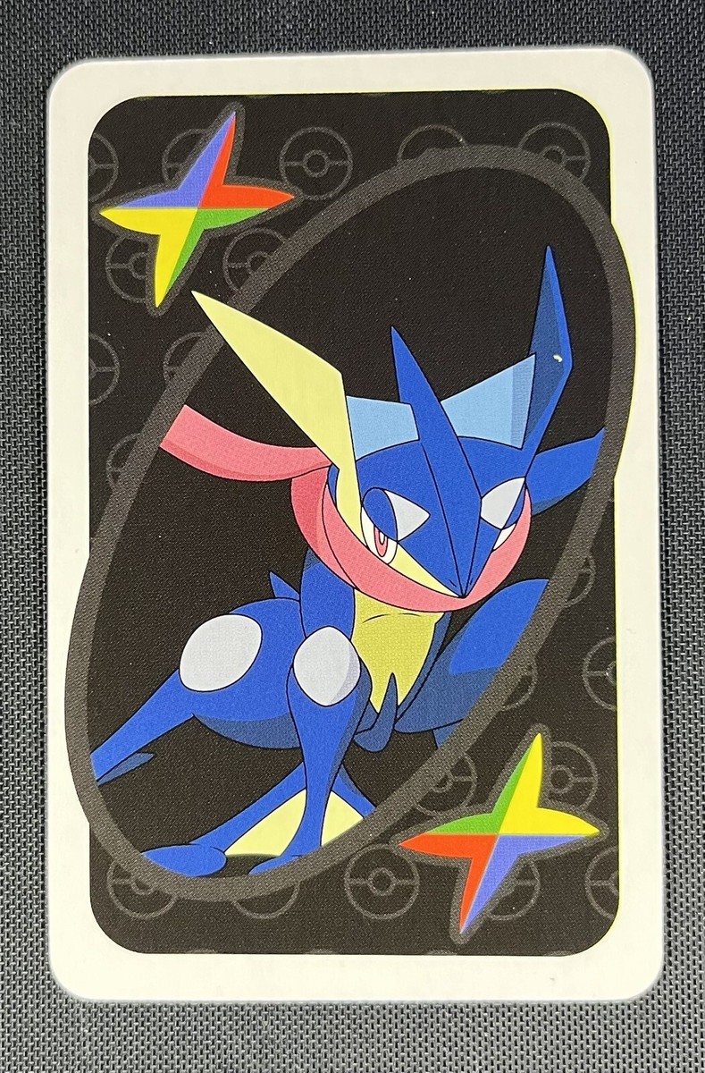 Greninja Wildcard Pokemon Japanese UNO Mattel Special Rule Card