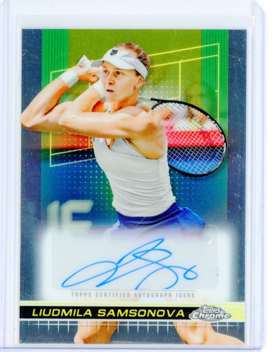2024 Topps Chrome Tennis LIUDMILA SAMSONOVA AUTO Autograph
