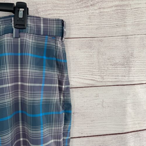 Nike Golf Tour Performance Plaid Dri-FIT Golf Pants Blue Gray Mens Size 36x30 - Picture 6 of 13