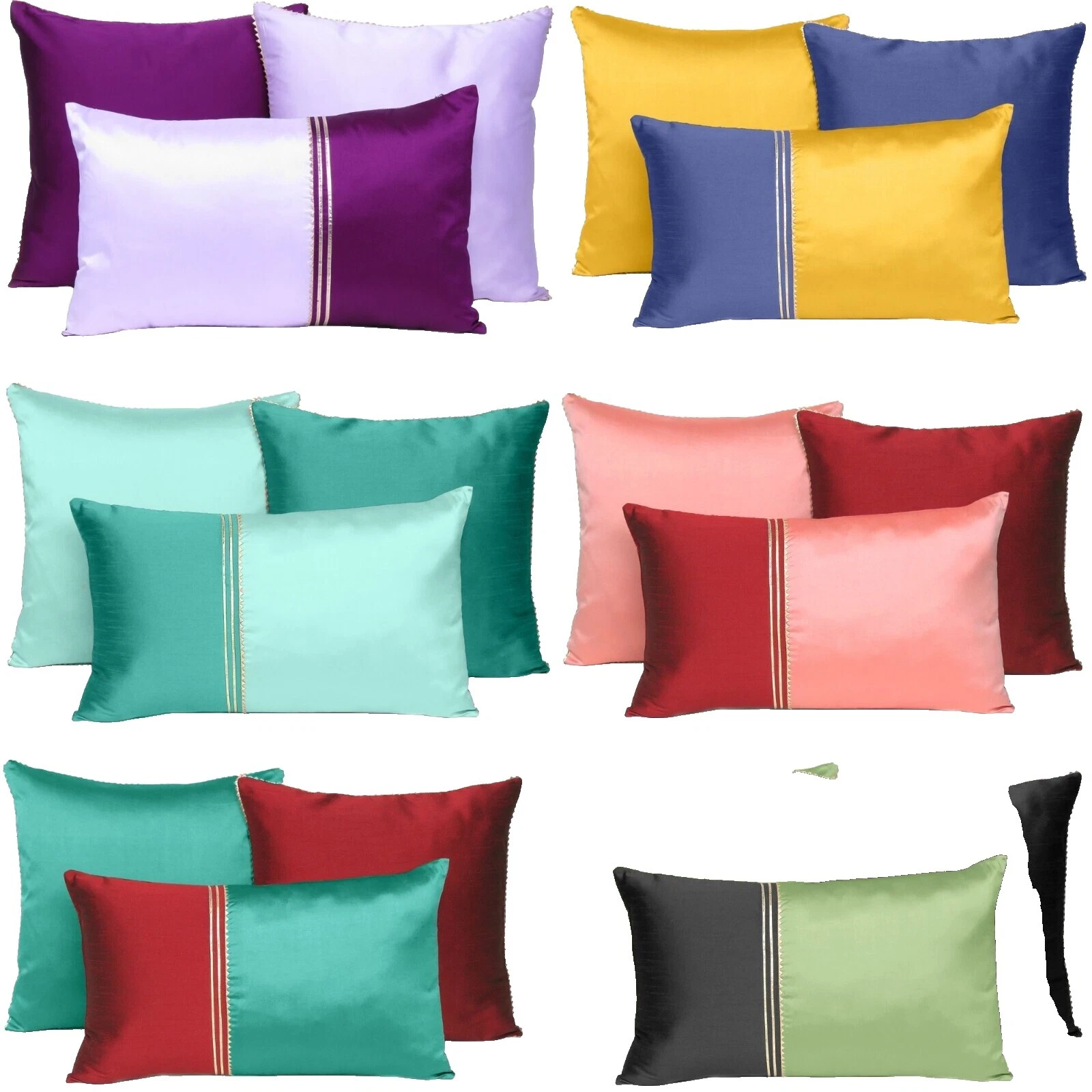 Fundas de almohada de seda 100% de vacaciones