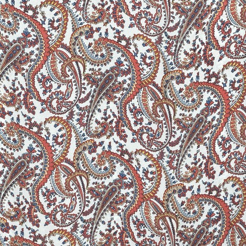 Violet & Claire 2X Top Shirt White Orange Paisley V Neck Bell 3/4 Sleeve Womens - Picture 2 of 8