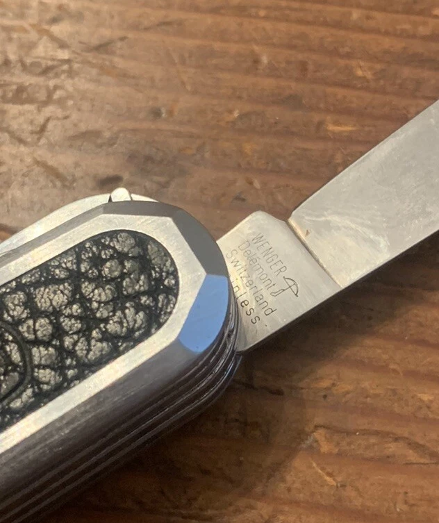 Wenger кожи стали Delemont сигары швейцарский армейский нож - отличном состоянии должны иметь - Изображение 4 из 4