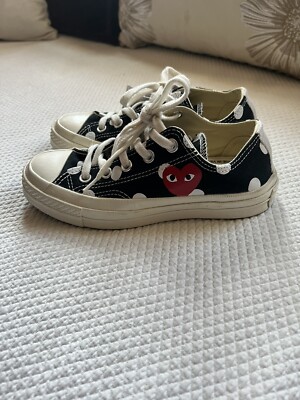 Converse Chuck 70 Low x Comme des Garcons Play Polka Dot Women SZ 5