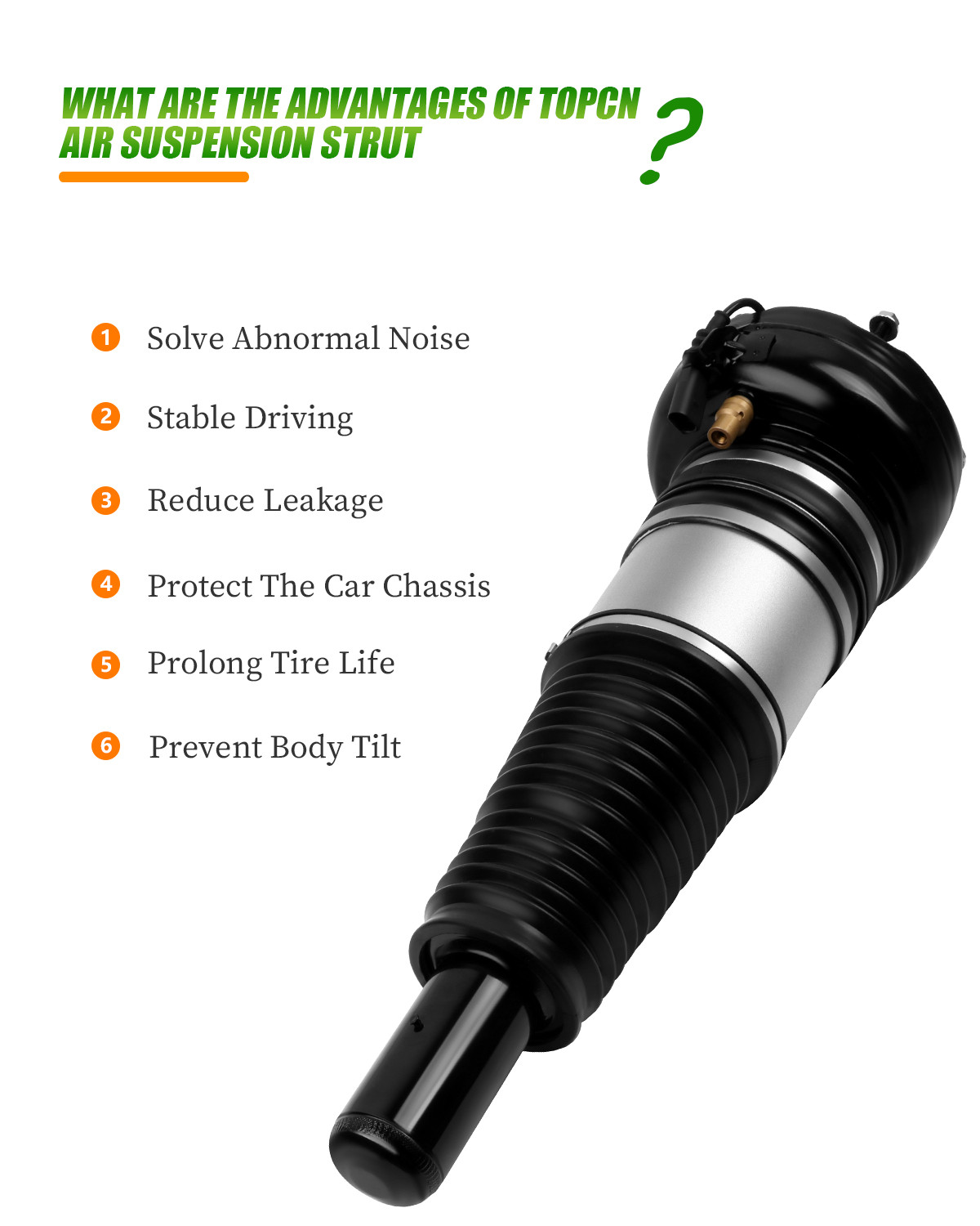 Front Pair Suspension Air Struts Fits Audi A6 C7 A7 A8 D4,  Bentley Mulsanne
