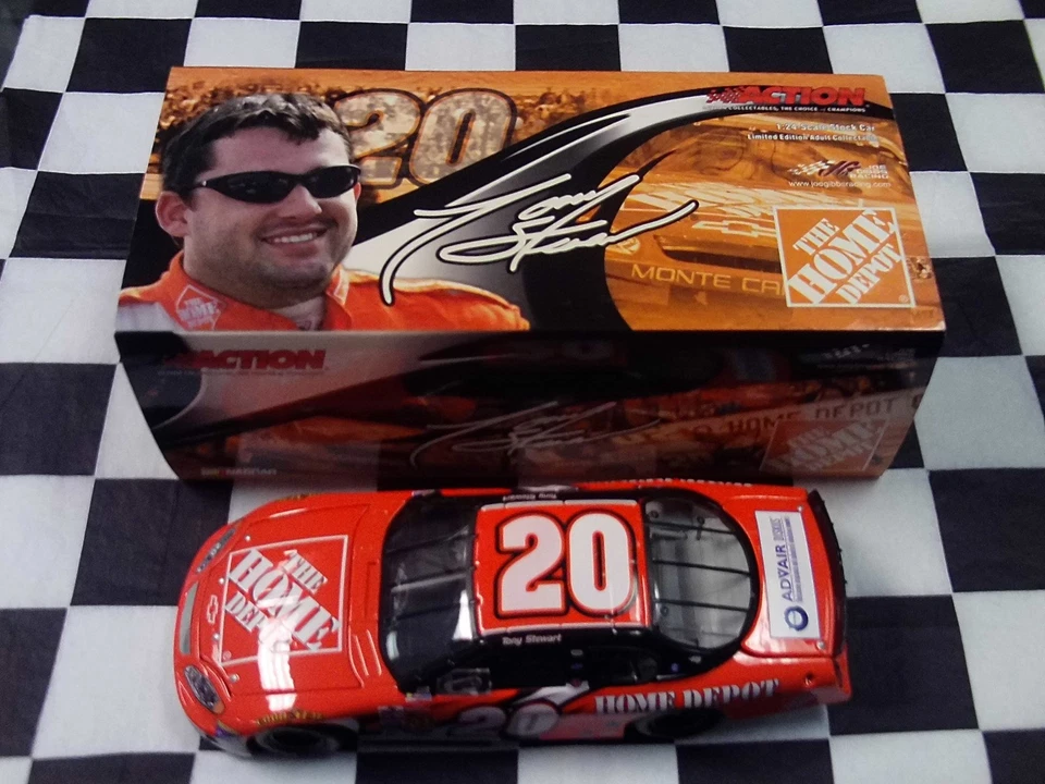 Tony Stewart #20 Casa Depot 2003 Monte Carlo Action 1:24 Scala Auto Nascar - Immagine 2 di 4