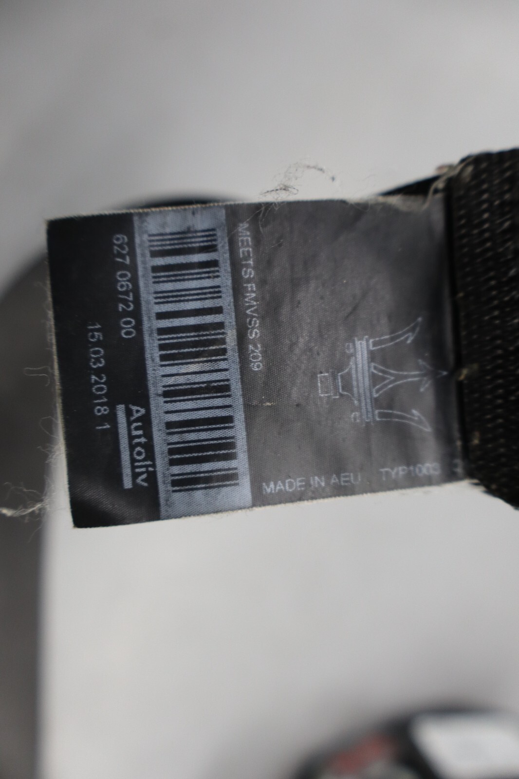 14-22 Maserati Ghibli Front Right Passenger Seat Belt Retractor OEM 627069500