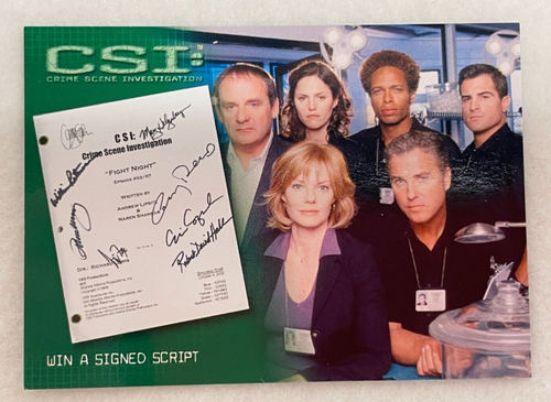 CSI Series 1 Trading Cards #1-100 Complete Set + Chase Sets Strictly Ink 2003 - Picture 8 of 15