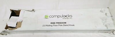Compulocks Rise Freedom 2.0 Rolling Floor Pole Stand Kiosk New Open Box