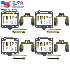 4X For Yamaha XS1100 XS1100S 78-79 Carburetor Carb Rebuild Repair Kit & Float-US