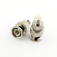 2pcs BNC Male Plug to FME Female Jack Straight RF Coax Adapter Connector