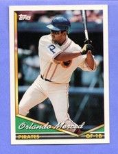 1994 Topps   #281  Orlando Merced  Pirates 