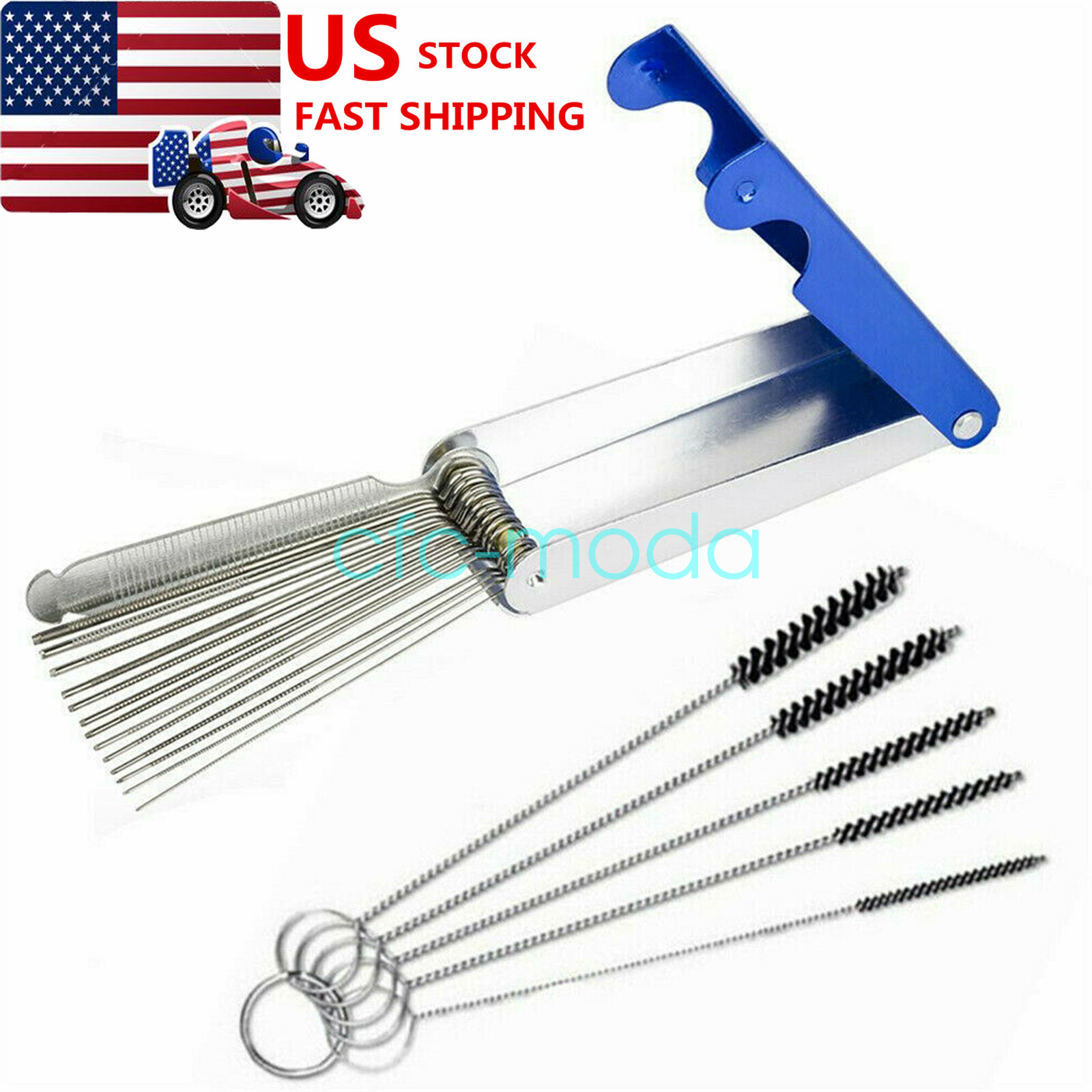Wire Cleaner Set For Motorcycle Carb Jet Cleaning Tool Set Carburetor