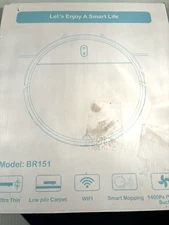 Robot Vacuum and Mop Combo Smart Vacuum Cleaner Gray BR151 MAMNV BR151 NOB