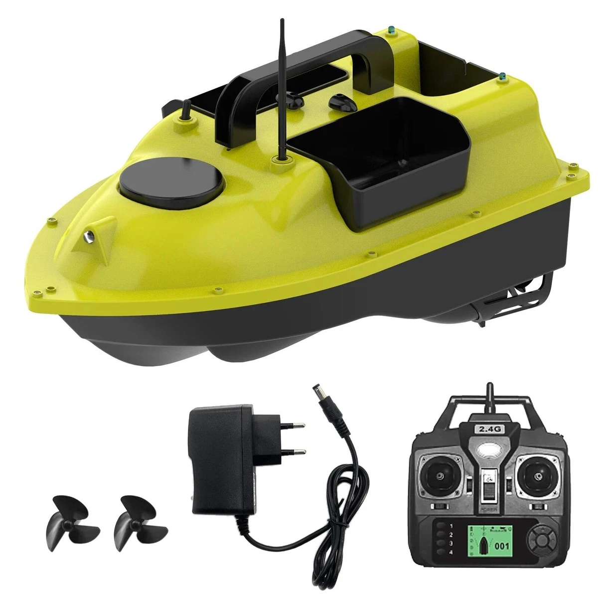 GPS Smart Automatic Fishing Bait Boat 3 Bait Containers 500m RC