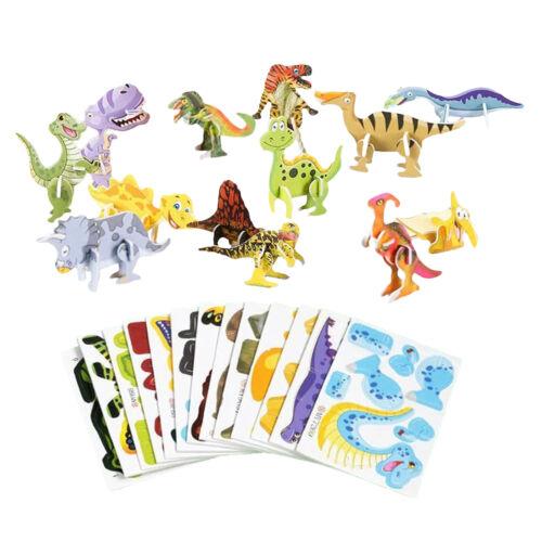 25Pcs Educational 3D Cartoon Puzzle - 2024 New 3D Puzzles for Kids Toys