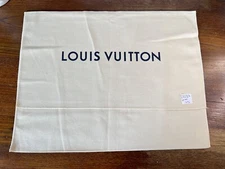 Authentic Louis Vuitton Dust Bag Envelope Flap Style  18x14” Large (1Piece)