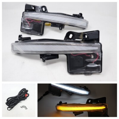 Fit 2023 2024 2025 Toyota Prius DRL Sequential Signal Wires LED Fog Accent Light