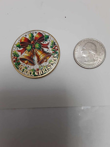 Christmas Collectable Fantasy Art Challenge Coin Bells Stocking cc