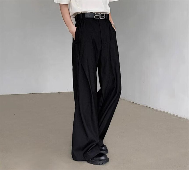 パンツ Patou Wide-Leg Black Cotton Twill Pants Patou Iconic Wool-Blend Twill Wide-Leg Pants - Black