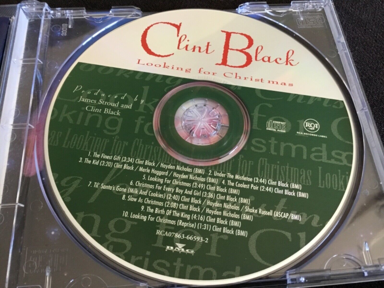 Looking for Christmas - Audio CD By Clint Black - DISC ONLY-