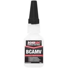 BONDLOC BCALV 50G LOW VISCOSITY SUPERGLUE CYANOACRYLATE ADHESIVE