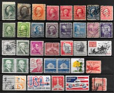 Z253 - LOT TIMBRES ETATS UNIS ( COTE   40.00 € ) + 11 DOCUMENTS
