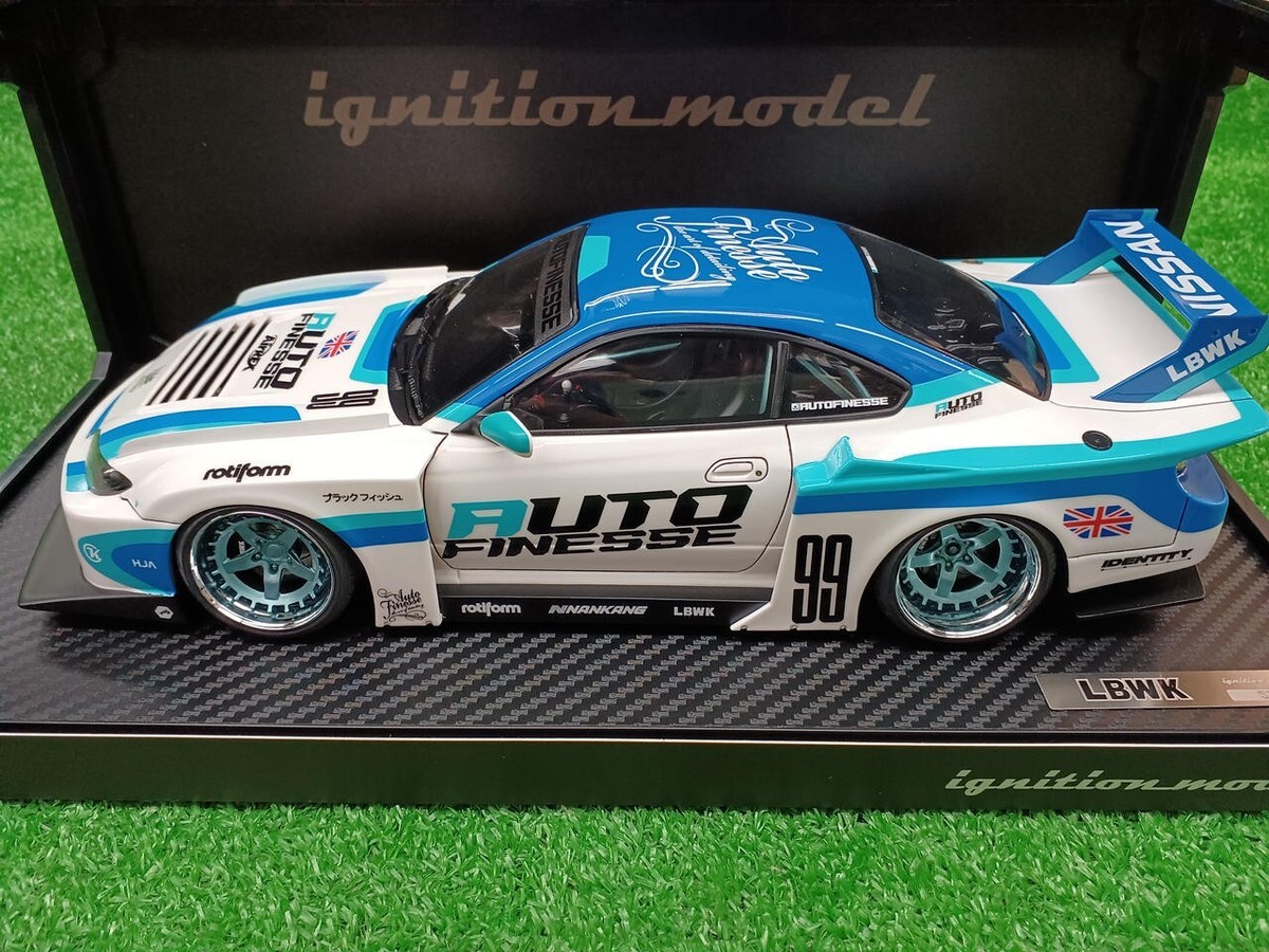 ignition model IG2922 1/18 LB-Super Silhouette S15 SILVIA White