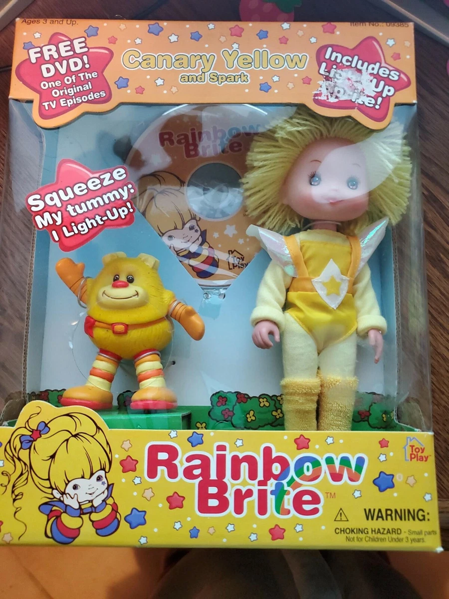 Figurine Rainbow Brite – Capucine Yellow – Mattel – Neuve Sous Blister