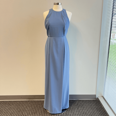 Lela Rose Bridesmaid Womens 6 Larkspur Blue Maxi Crepe Dress Gown Jewel Neckline | eBay Lela Rose Bridesmaid Womens 6 Larkspur Blue Maxi Crepe Dress Gown Jewel Neckline | eBay