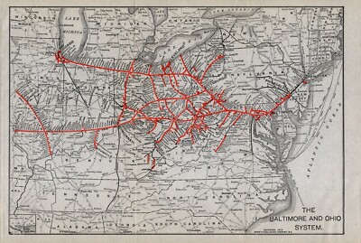 Mixed Lots - 1923 Railroad Map