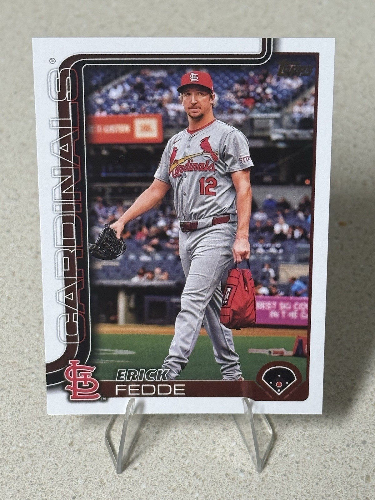 2025 Topps Series 1 - Erick Fedde #229 Golden Mirror Image Variation