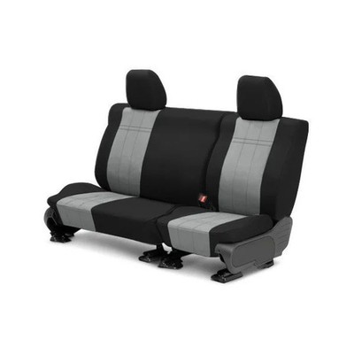 For Nissan Armada 05-11 DuraPlus 2nd Row Black & Light Gray Custom Seat Covers