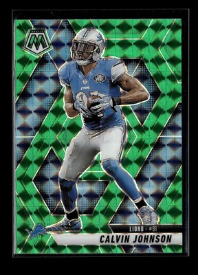 2025 Panini Mosaic Calvin Johnson Mosaic Green #90 | eBay