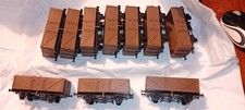 DAPOL   7 plank  Open Goods Wagon  Body and chassis  x 5   (FIVE)