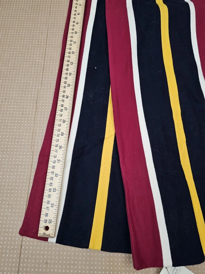 Bufanda Abercrombie And Fitch Multicolor Larga Mezcla Lana Rayas 80" Foto 4 de 4