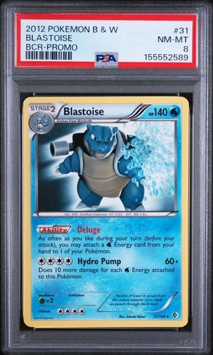 Blastoise graded PSA 8 for sale on eBay