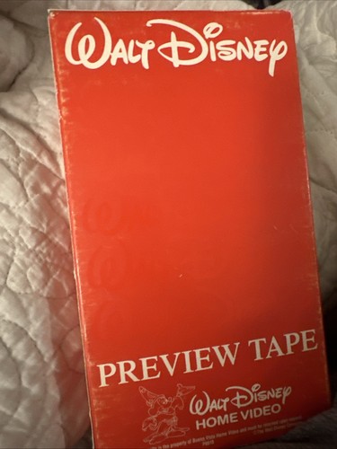 White Fang Walt Disney VHS Preview Promo Demo Tape Home Video Movie Red Cover - Picture 2 of 5