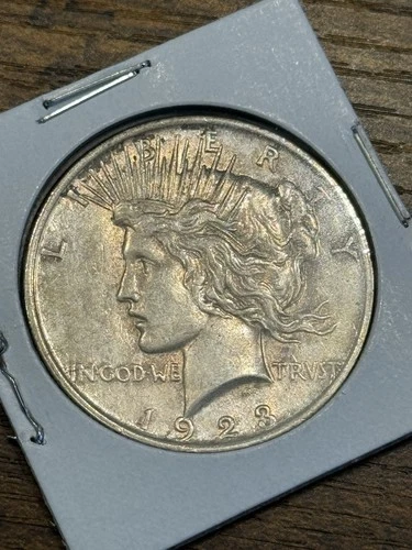 $1 1923 Peace US Silver Dollar 90% In Good Condition!